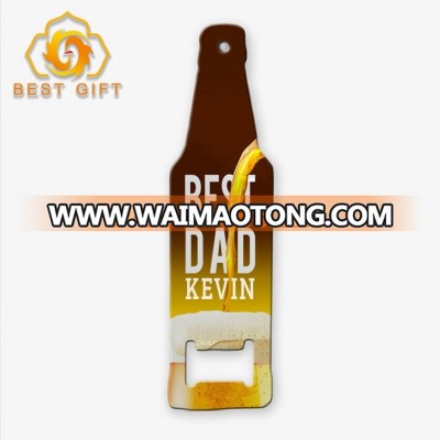 2017 Cheap custom creative metal Stainless steel wall mount beer bottle opener