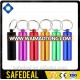 Waterproof Aluminum metal Pill Box Bottle Drug Holder Keychain